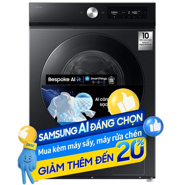 Samsung Inverter 10 Kg WW10DB7U34GBSV