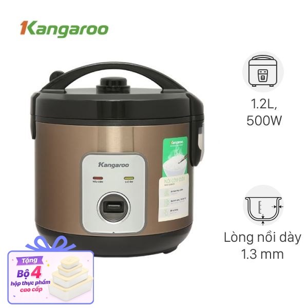 Nồi cơm nắp gài Kangaroo 1.2 lít KGRC12M3