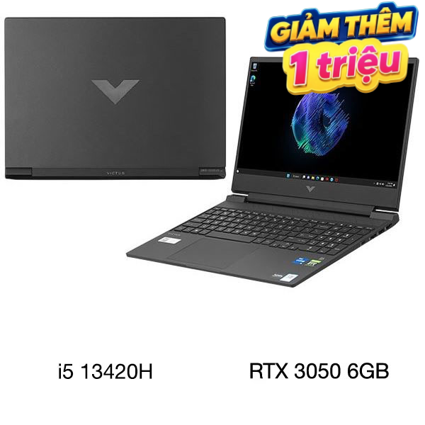 Laptop HP Gaming VICTUS 15 fa2731TX - B85LNPA (i5 13420H, 16GB, 512GB, RTX 3050 6GB, Full HD 144Hz, Win11)