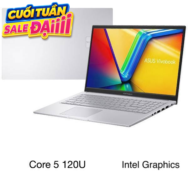 Laptop Asus Vivobook 15 X1504VA - BQ185WS (Core 5 120U, 16GB, 512GB, Full HD, OfficeH24+365, Win11)