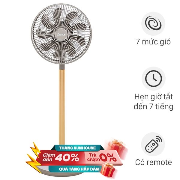 Quạt tuần hoàn Sunhouse Apex 9 cánh APF7326B 38W