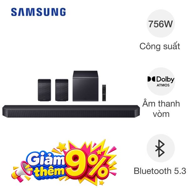 Bộ loa thanh Samsung HW-Q990F/XV