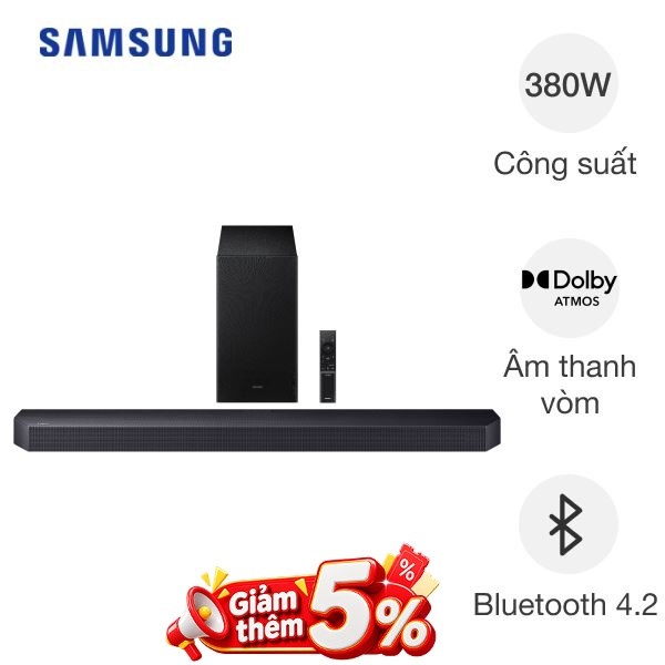 Bộ loa thanh Samsung HW-Q600F/XV