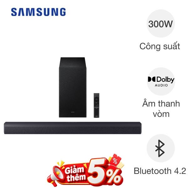 Bộ loa thanh Samsung HW-B450F/XV
