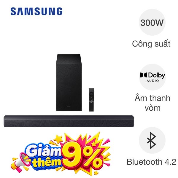 Bộ loa thanh Samsung HW-B450F/XV