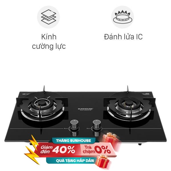 Bếp ga âm Sunhouse SHB62020-MD