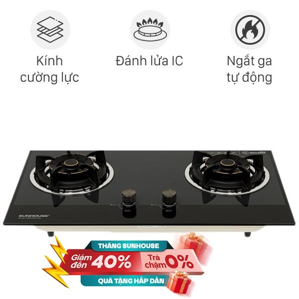 Bếp ga âm Sunhouse SHB63020-MD