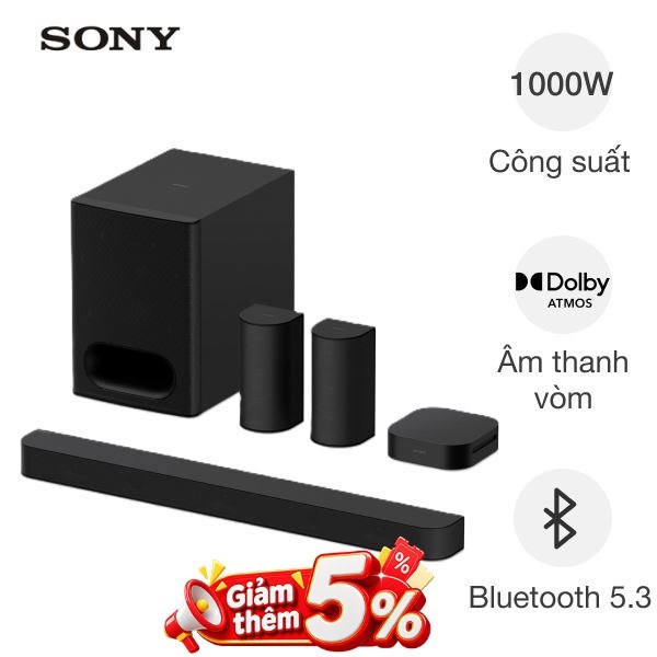 Bộ loa thanh Sony BRAVIA Theatre System 6 HT-S60
