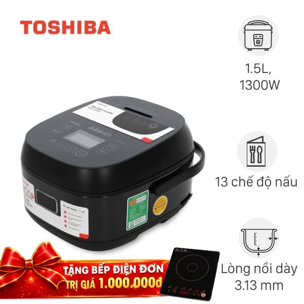 Nồi cơm điện cao tần Toshiba 1.5 lít RC-15IP1UVN(K)