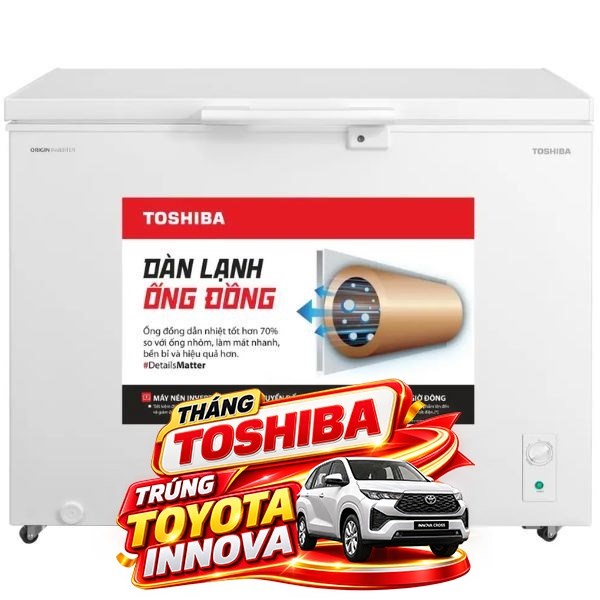Tủ đông Toshiba Inverter 293 lít GR-RC390CM-PMV(01)