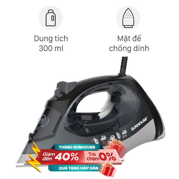 Bàn ủi hơi nước Sunhouse SHD2069 2000W