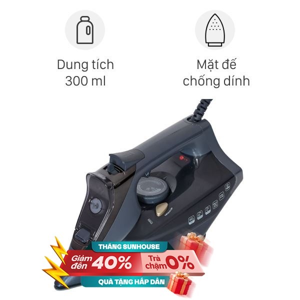 Bàn ủi hơi nước Sunhouse  2800W