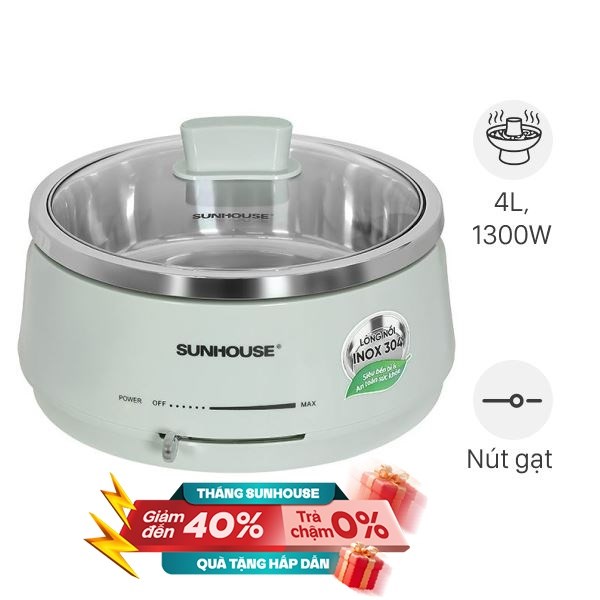 Nồi lẩu đa năng Sunhouse SHD4543 4 lít