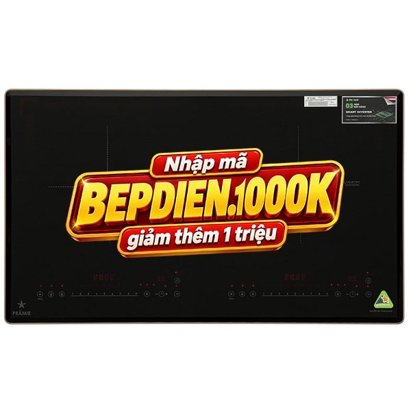 Bếp từ đôi âm Pramie PRTH-2216 5200W