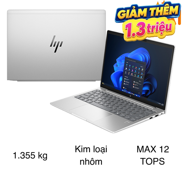 Laptop HP EliteBook 6 G1i 13 - BQ9L8PT (Ultra 5 225U, 16GB, 512GB, WUXGA, Win11)