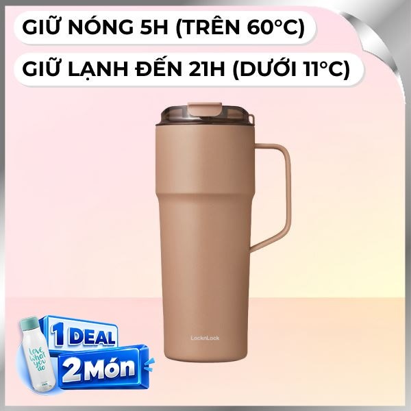Bình giữ nhiệt Ceramic 750 ml Lock&Lock LHC4418CHO