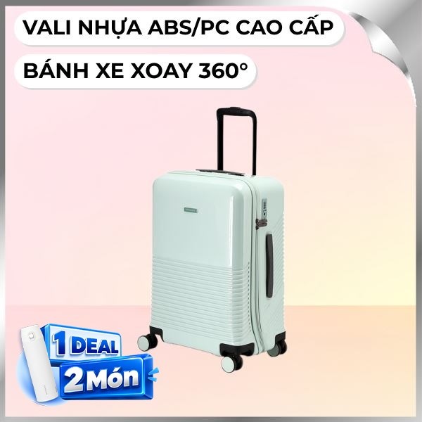 Vali kéo Lock&Lock LTZ902MIT 24 inch Xanh Bạc Hà