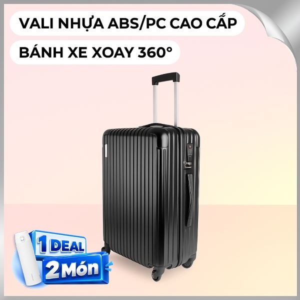 Vali kéo Lock&Lock LTZ618BLK 24 inch Đen