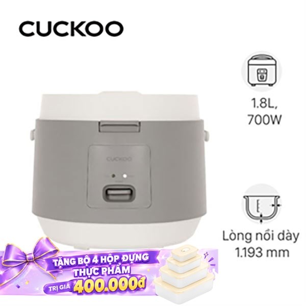 Nồi cơm nắp gài Cuckoo 1.8 lít CR-1096