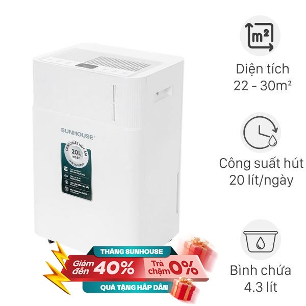 Máy hút ẩm Sunhouse SHD-DHB2003 330W