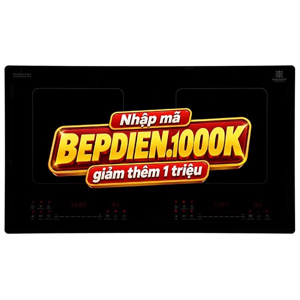Bếp từ đôi âm Hawonkoo CEH-266 5400W
