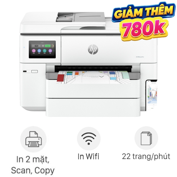 Máy in phun màu HP OfficeJet Pro 9730 Wifi (537P5C)