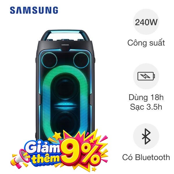 Loa tháp di động dạng kéo Samsung MX-ST50F