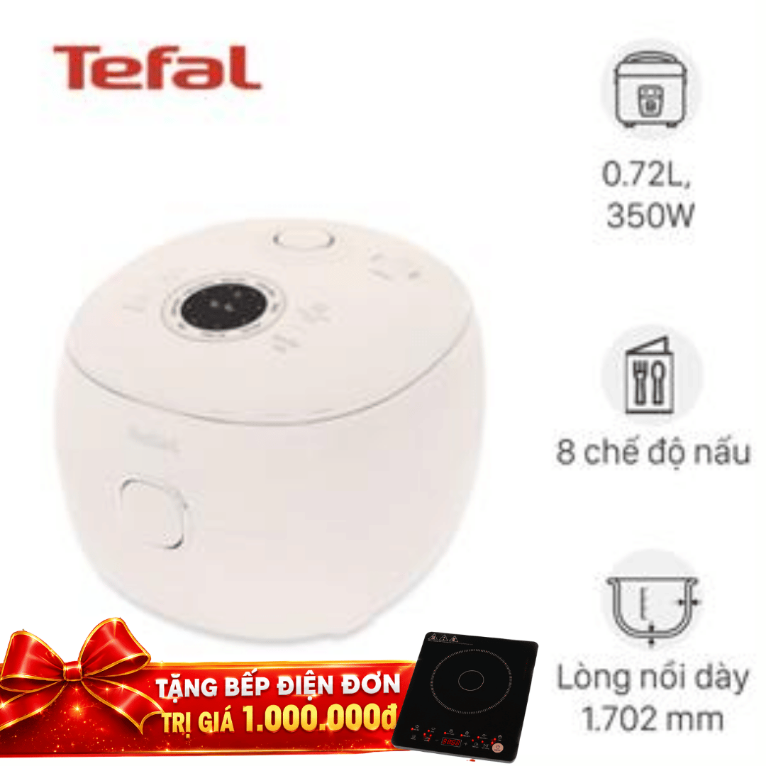 Nồi cơm điện tử Tefal 0.72 lít RK535AY0