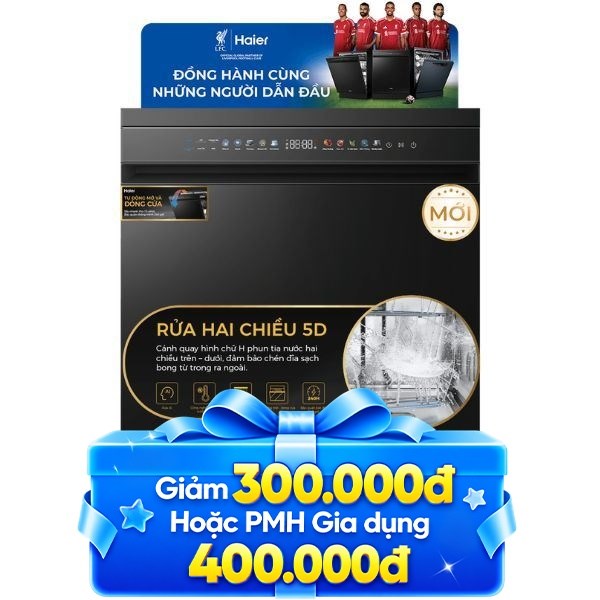 Máy rửa chén độc lập Haier HDWA18-686BK5VN