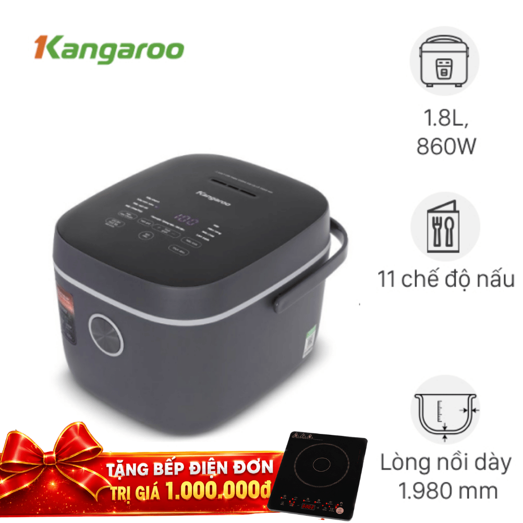 Nồi cơm điện tử Kangaroo 1.8 lít KGRC18D3G