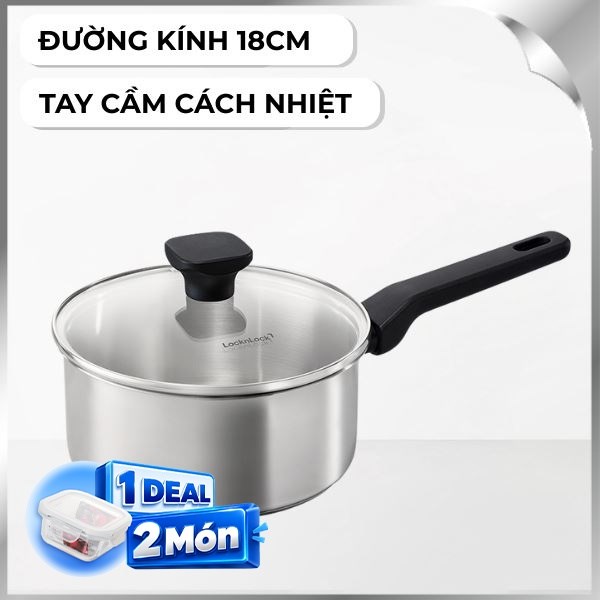 Quánh inox Lock&Lock CSS1823IH
