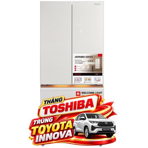 Toshiba Inverter 520 lít GR-RF680WI-PGV(D4)