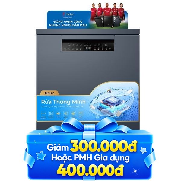 Máy rửa chén độc lập Haier HDWE16-66BK6VN