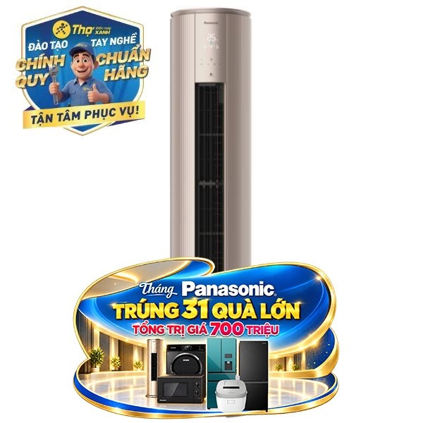 Máy lạnh tủ đứng Panasonic Inverter 3 HP CU/CS-NZ24CF1H-8N