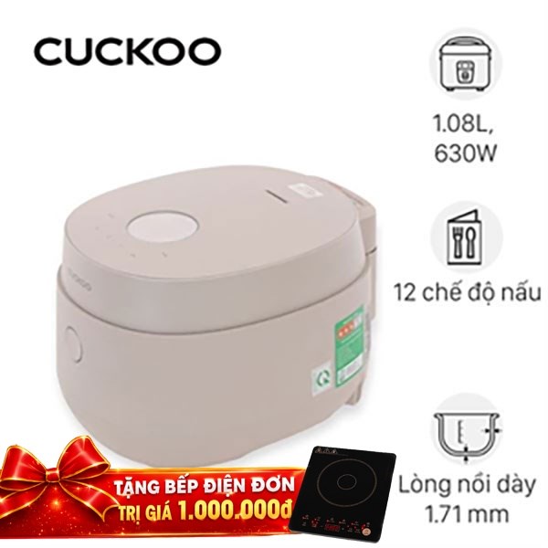 Nồi cơm điện tử Cuckoo 1.08 lít CR-0686FGP