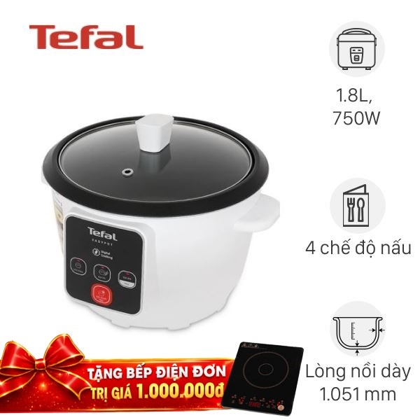 Nồi cơm nắp rời Tefal 1.8 lít RK1071Y0