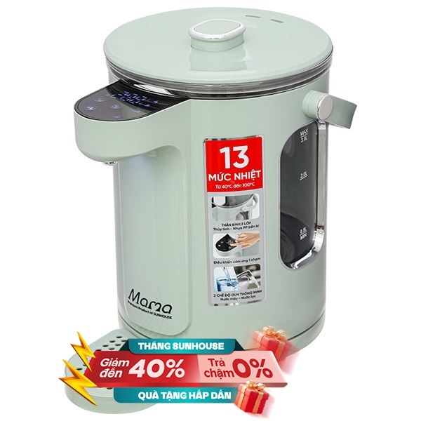 Bình thủy điện Sunhouse SHD1445 3 lít