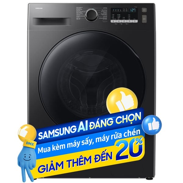 Samsung Inverter Giặt 10 Kg - Sấy 6 Kg WD10HG4U04BBSV