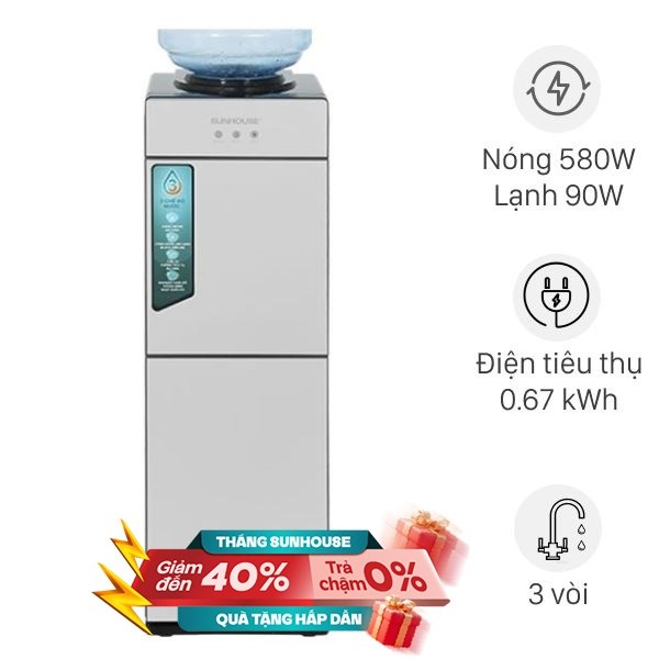 Cây nước nóng lạnh Sunhouse SHD9635 670W