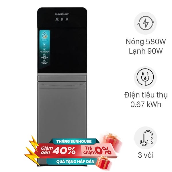 Cây nước nóng lạnh Sunhouse SHD9636 670W