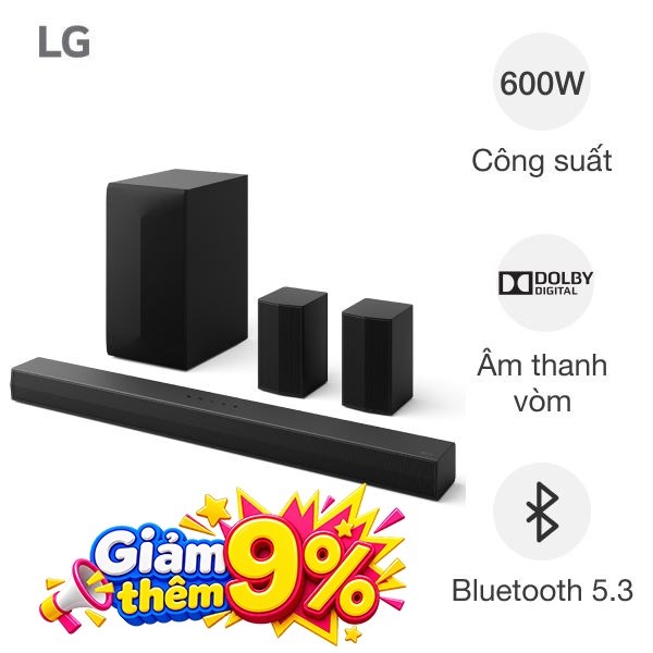 Bộ loa thanh LG S65TR