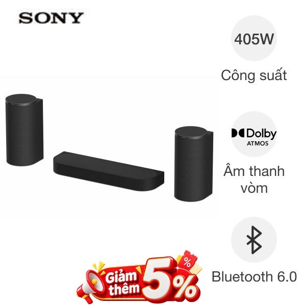 Bộ loa thanh Sony BRAVIA Theatre Trio HT-A8