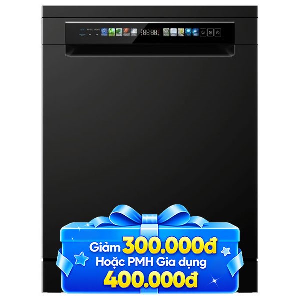 Máy rửa bát độc lập Aqua ADWA15-686BK2VN