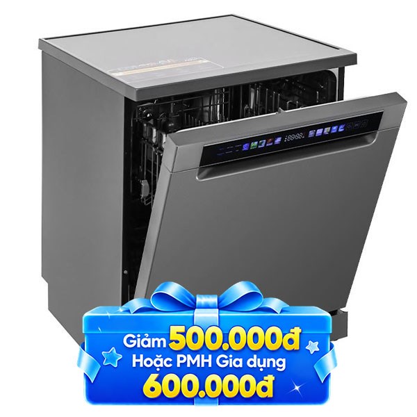 Máy rửa bát độc lập Aqua ADWA15-686BK3VN
