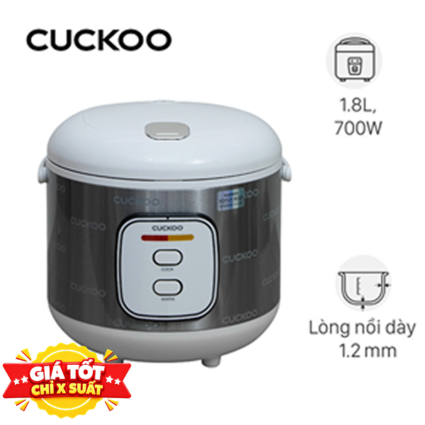 Nồi cơm nắp gài Cuckoo 1.8 lít CR-1006/SIWHCRVNCV
