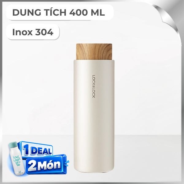 Bình giữ nhiệt nóng lạnh Inox 400 ml Lock&Lock