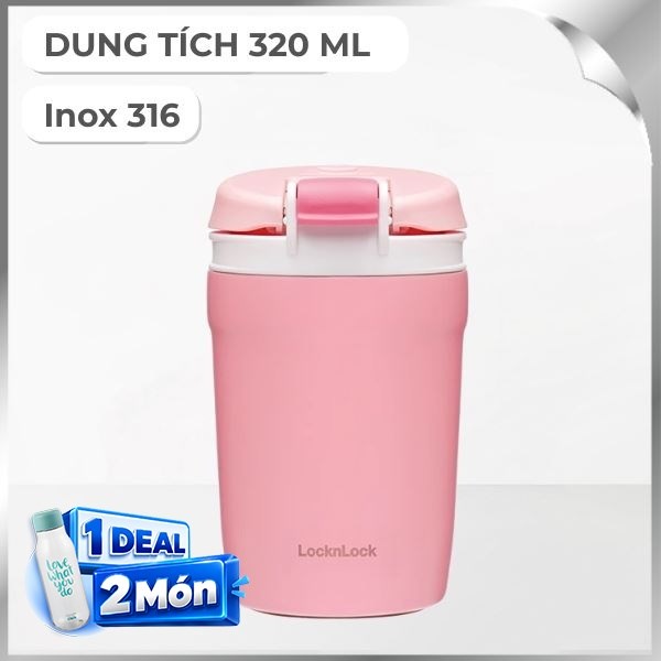Bình giữ nhiệt nóng lạnh Inox 320 ml Lock&Lock