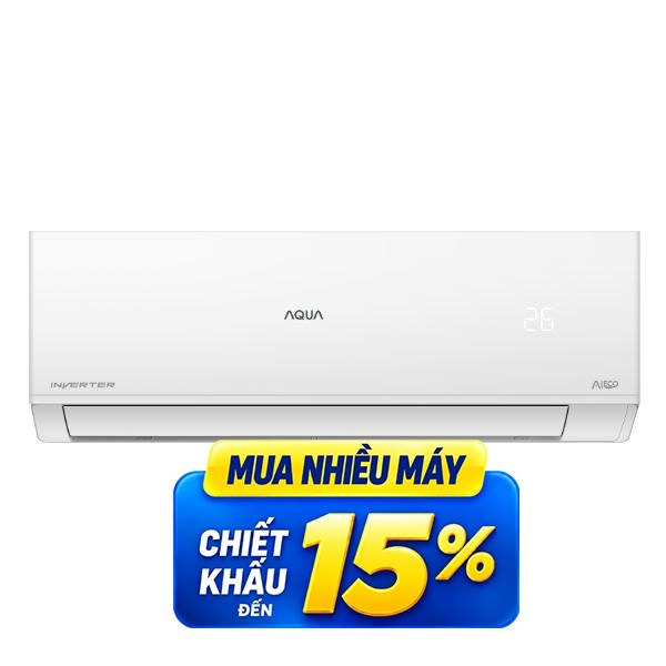 Aqua Inverter 2.5 HP Máy lạnh AQUA Inverter 2.5 HP AQA-RV24QEMẫu mới