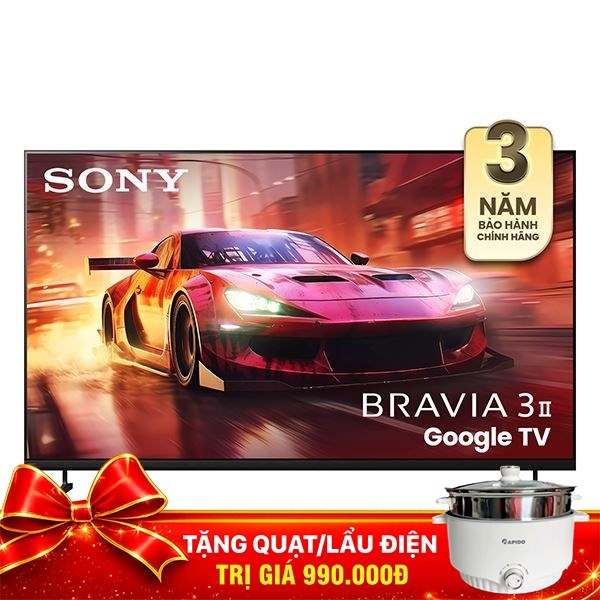 Sony Google TV BRAVIA 3 II K-65XR30M2