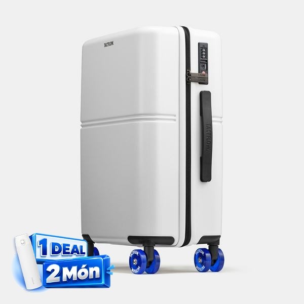 Vali kéo Tactflow TFT101LIGHTGRAY Suitcase 20 inch xám nhạt